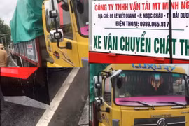Hải Dương: Đang xử lý xe chở rác Minh Ngọc rò rỉ ra đường