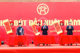 Chủ tịch nước Võ Văn Thưởng dự Lễ Khai bút đầu xuân