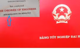 Hàng trăm bằng ĐH Sài Gòn sai chính tả: Xử lý cán bộ