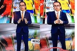 Tranh cãi BLV Khắc Cường “quên” giày lúc bình luận World Cup