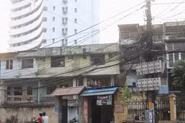 Dân tập thể Thụy Khê lo sập nhà vì... Cao ốc Hồ Tây