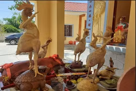 Trầm trồ trước mâm cỗ cúng Rằm Tháng Giêng cực độc lạ