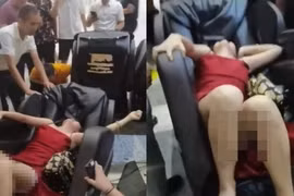Suýt mất mạng vì ngồi ghế massage trong siêu thị
