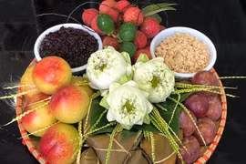 Những mâm cỗ cúng Tết Đoan ngọ đẹp như tranh