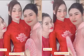 Cận nhan sắc của Phương Oanh trong lễ ăn hỏi với Shark Bình