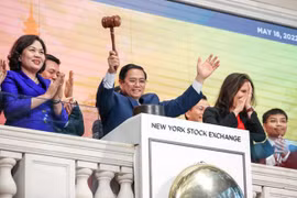 Thủ tướng Phạm Minh Chính trao đổi với các tập đoàn hàng đầu trên sàn chứng khoán New York