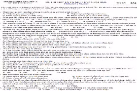 Đề thi thử THPT quốc gia 2015 môn Vật Lý THPT Gia Viễn A 