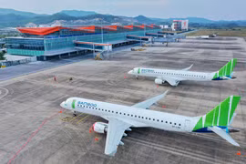 Sân bay Vân Đồn hoãn, hủy chuyến bay do bão số 1