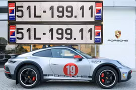 Biển số 19911 giá chỉ 40 triệu đồng được găn vào Porsche 911 Dakar hơn 16 tỷ 