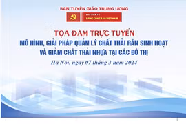 Sắp có tọa đàm về giảm chất thải nhựa đô thị tại Hà Nội