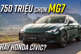 MG7 từ 750 triệu kiểm định tại Việt Nam, ra mắt cuối năm nay