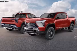 Mitsubishi Triton 2024 “lộ hàng”, hầm hố và cơ bắp hơn hẳn bản concept