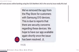 Các ngân hàng bắt đầu “tẩy chay” Galaxy S10 do lỗ hổng vân tay