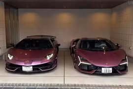 Ngắm nghía cặp đôi Lamborghini triệu đô "bài trùng" của đại gia Nhật Bản