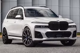 BMW X7 2022 lộ diện trên đường phố, chuẩn bị ra mắt 