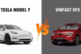Tesla Model Y kích thước và giá bán ngang VinFast VF8 của Việt Nam