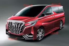"Chuyên cơ mặt đất" Toyota Alphard 2022 sẽ sử dụng động cơ hybrid