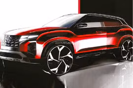 SUV cỡ B Hyundai Creta 2022 lần đầu lộ diện 
