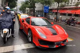 Ferrari 488 Pista Spider khoảng hơn 30 tỷ lăn bánh tại Sài Gòn