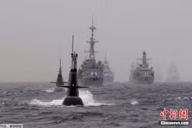 Tàu chiến, máy bay NATO tập trận săn ngầm lớn