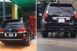 Hai xe Lexus cùng chung một biển số