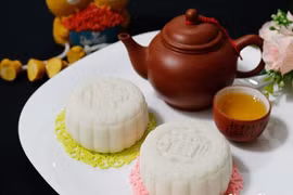 Lạ miệng bánh dẻo nhân khoai môn ngào ngạt hương hoa bưởi 