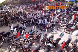 Hàng nghìn xe Honda 67 rủ nhau về Quảng Ngãi