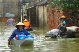 Gallery - Ngập lụt ở Chương Mỹ