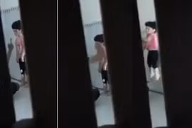 Xôn xao clip bé gái nghi bị cha dượng bạo hành ở Sài Gòn