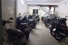 Tầng trệt nơi xảy ra vụ việc.