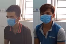 Hai đối tượng tại công an 