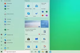 Bản cập nhật Windows 10 với menu Start được nâng cấp