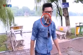Bất cẩn, trai trẻ bị bút chì đâm xuyên má