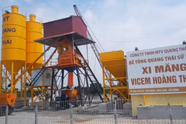 Trạm bê tông Quang Thái trái phép: DN “nhờn luật”… trách nhiệm chính quyền ở đâu?