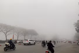 Ngày 15/2: Bắc Bộ sáng và đêm có mưa phùn, sương mù