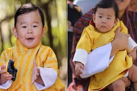 Ngây ngất vẻ dễ thương của Hoàng tử Bhutan vừa tròn 1 tuổi 