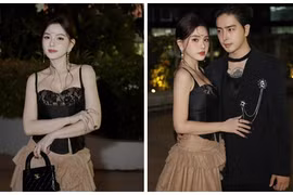 Thu Thủy khoe dáng nuột nà, đẹp đôi bên chồng kém 10 tuổi