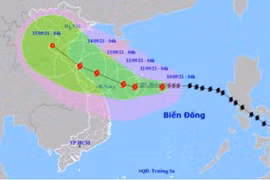 Bão số 5 giật cấp 12, chỉ cách quần đảo Hoàng Sa 220km