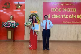 Bà Bùi Thị Quỳnh Vân được chuẩn y Bí thư Tỉnh ủy Quảng Ngãi