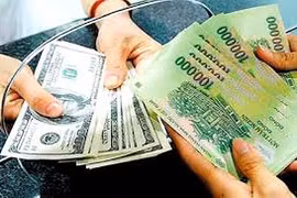 Tỷ giá trung tâm ở mức 21.896 đồng trong ngày đầu áp dụng