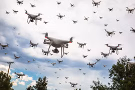 Anh phát triển vũ khí vô tuyến khắc chế bầy đàn drone 