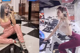 Chăm chỉ massage ngực và tập gym giúp hot girl Xuân Anh có vóc dáng bốc lửa