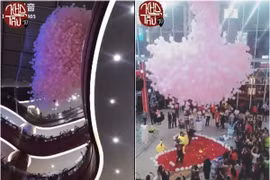 Màn tỏ tình mưa bong bóng khiến dân tình “phát sốt”