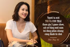 Thân Thúy Hà: Từ chối gameshow dù tiền bằng một năm đóng phim