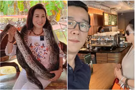 Kỳ Duyên chụp với trăn, "Vua cá Koi" chiều Hà Thanh Xuân hết mức