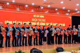 Danh sách bổ nhiệm lãnh đạo tại Bộ Xây dựng sau sáp nhập