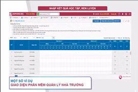 Phần mềm học bạ điện tử, sổ điểm điện tử chưa đồng bộ với chương trình GDPT mới