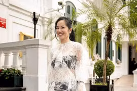 Thời trang xuyên thấu của diva Hồng Nhung ở tuổi trung niên
