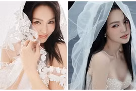 Ninh Dương Lan Ngọc mặc váy cưới đẹp mê hồn chờ “chồng”