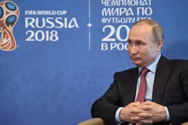 Vị khách mời đặc biệt trong lễ khai mạc World Cup 2018 của ông Putin
